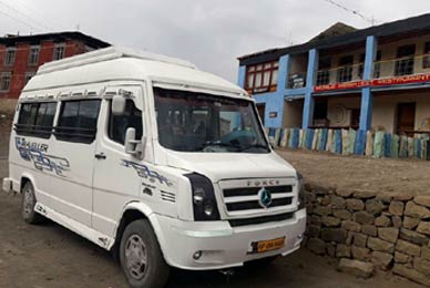 Manali to Spiti Tempo Traveller